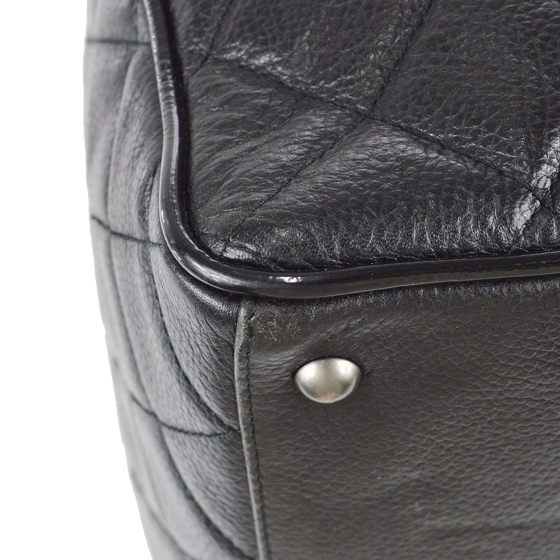 Chanel * 2001-2003 Bowling Bag 27 Black Caviar