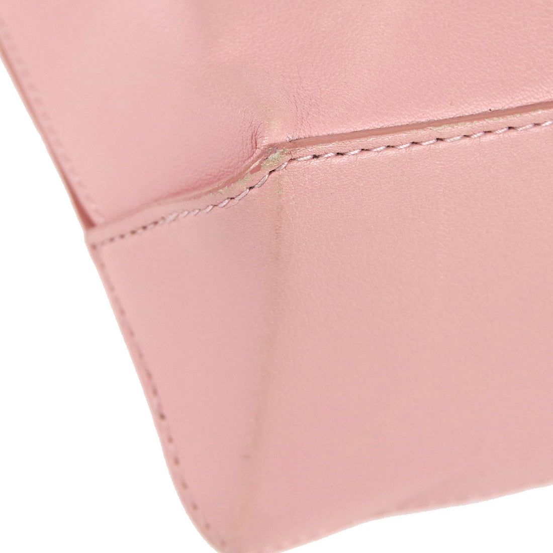 Chanel * Essential Tote Bag Pink White Calfskin