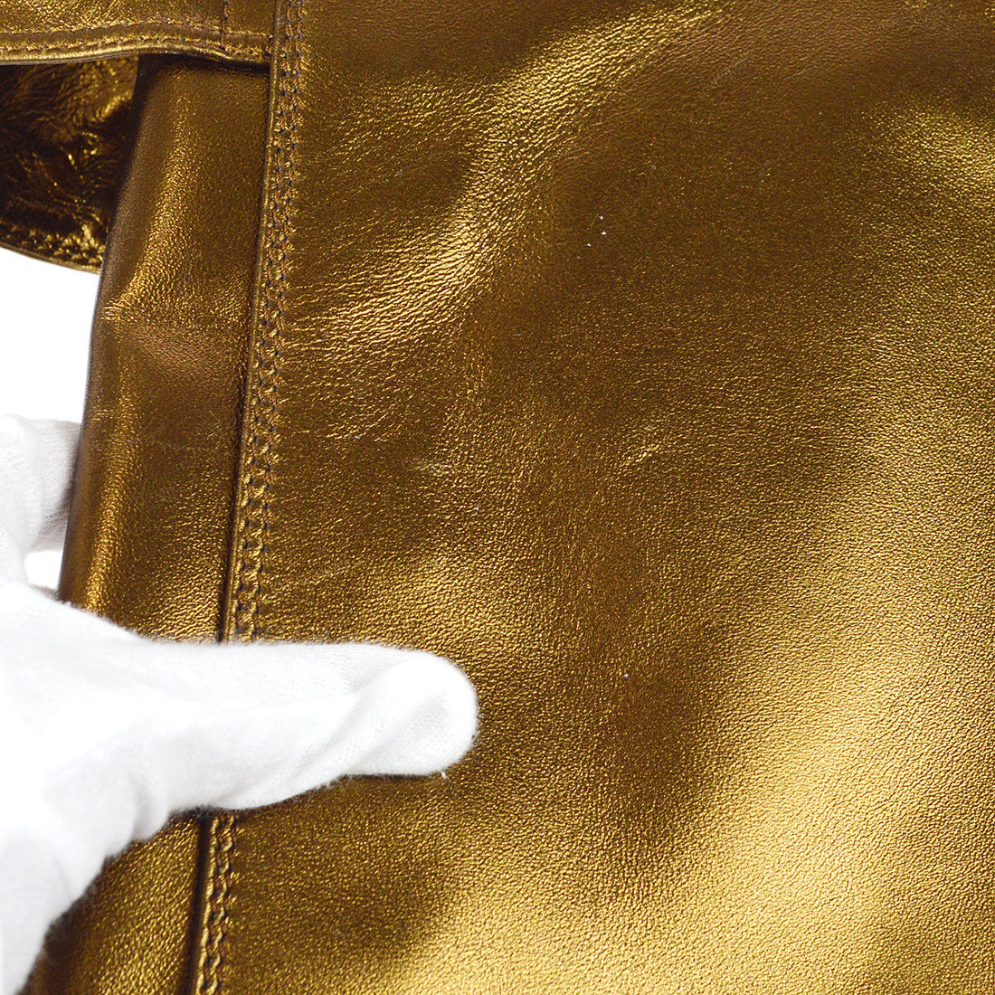 Chanel 2000 Shoulder Bag Bronze Lambskin