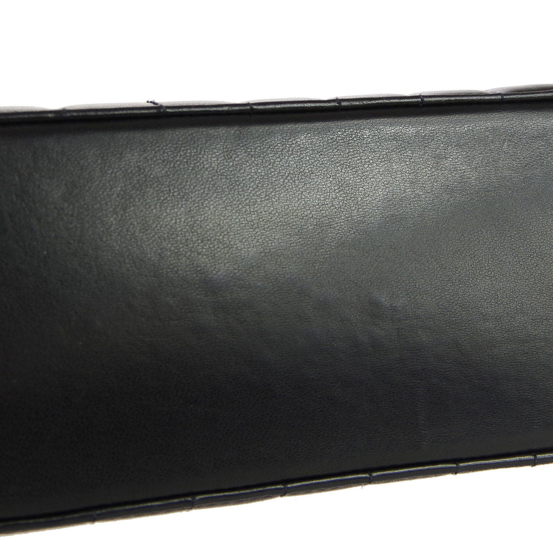 Chanel * 1991-1994 Black Lambskin Mini Vertical Stitch Flap Bag