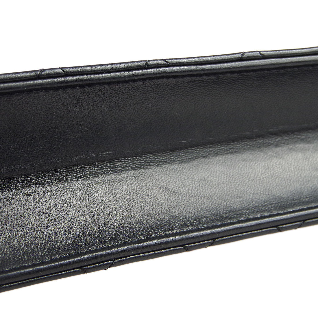 Chanel * 1989-1991 Small Double Turnlock Handbag Black Lambskin