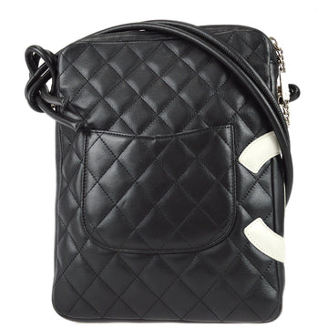 Chanel Cambon Ligne Shoulder Bag Black Calfskin