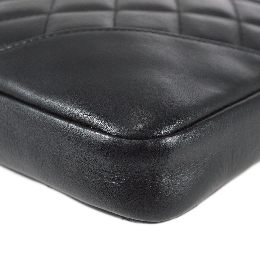 Chanel Cambon Ligne Shoulder Bag Black Calfskin