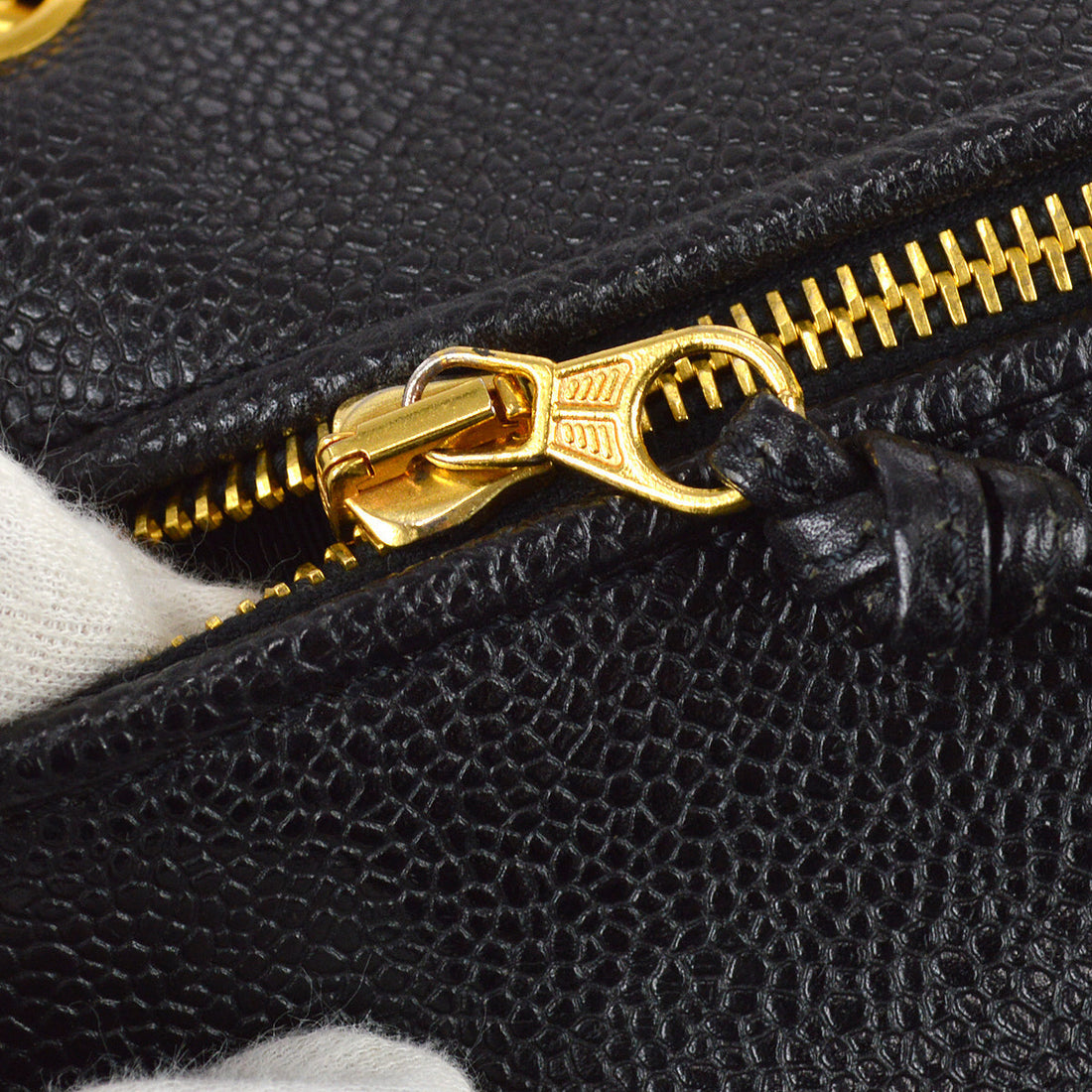 Chanel Chain Shoulder Bag Black Caviar