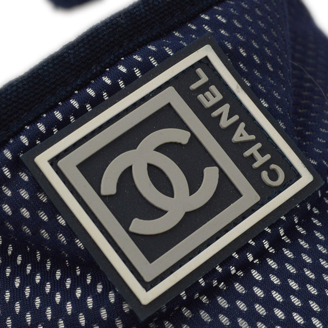 Chanel Sport Line Sun Visor Hat #One Size Small Good