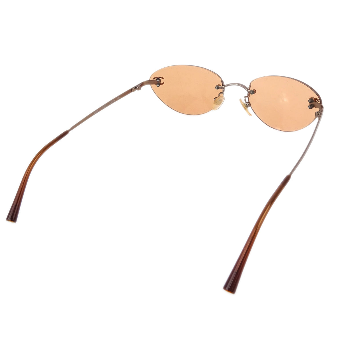 Chanel Sunglasses Eyewear Brown Small Good