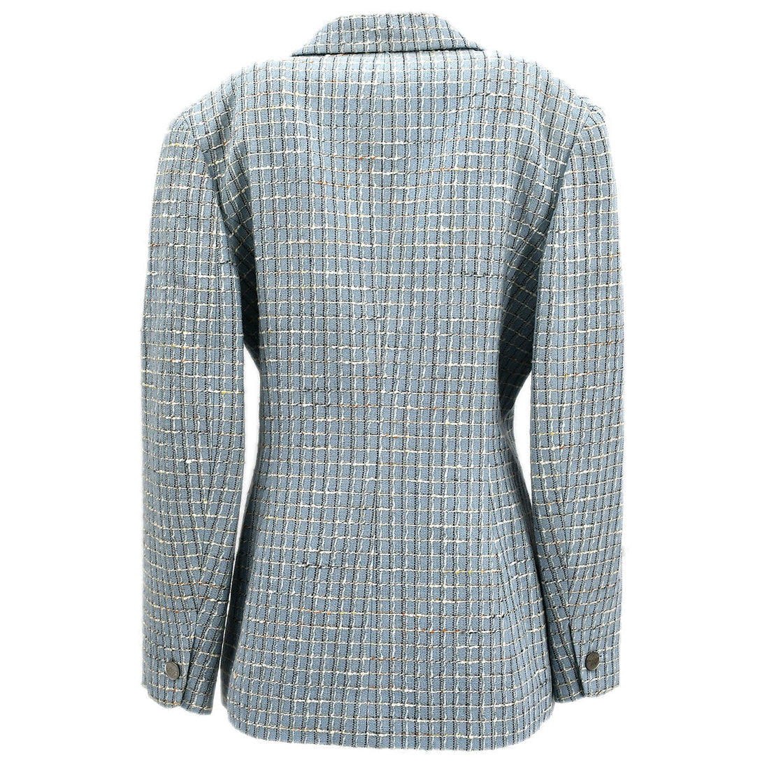 Chanel Single Breasted Jacket Light Blue 98P #42