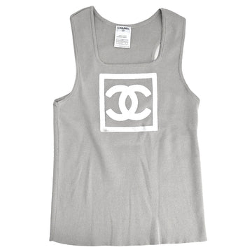 Chanel Sport Line Sleeveless Top Gray 01P #42