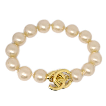 Chanel Turnlock Bracelet Costume Pearl 96P