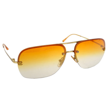 Chanel Sunglasses Eyewear Orange Small Good