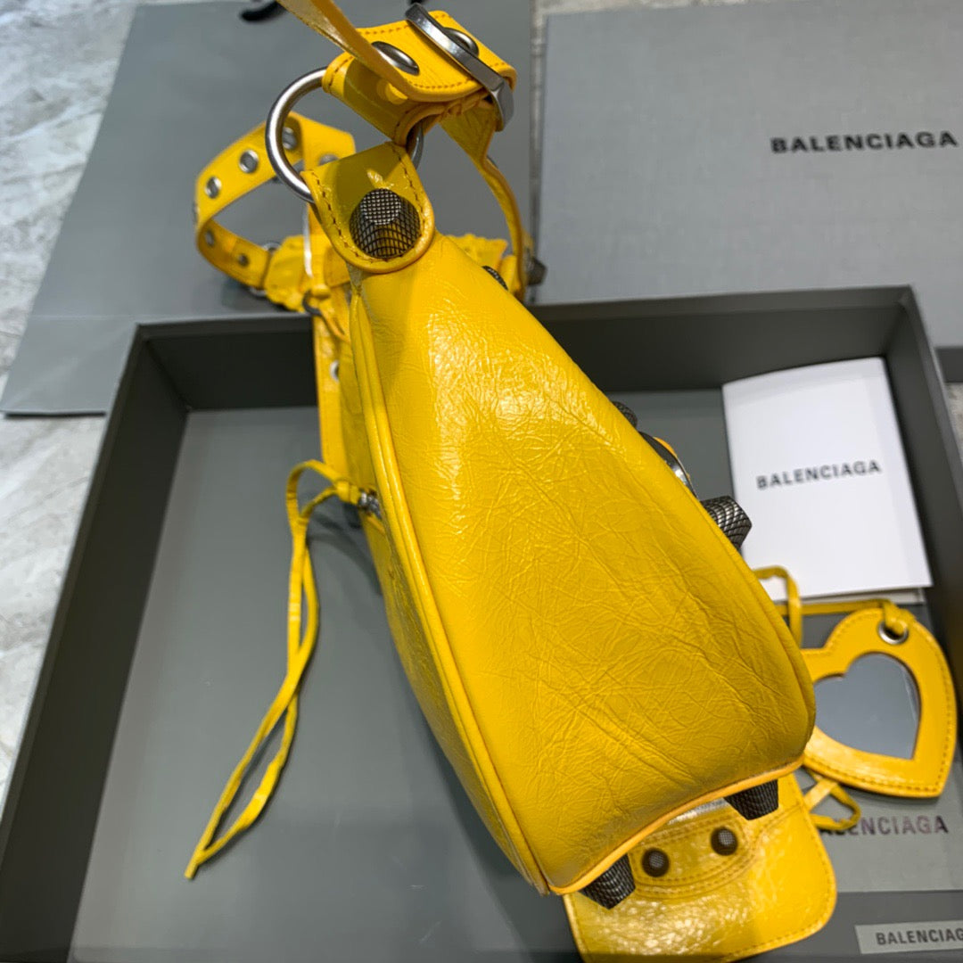 Baltlm Le Cagole XS Shoulder Bag In Yellow, For Womtlm,  Bags 13in/33cm