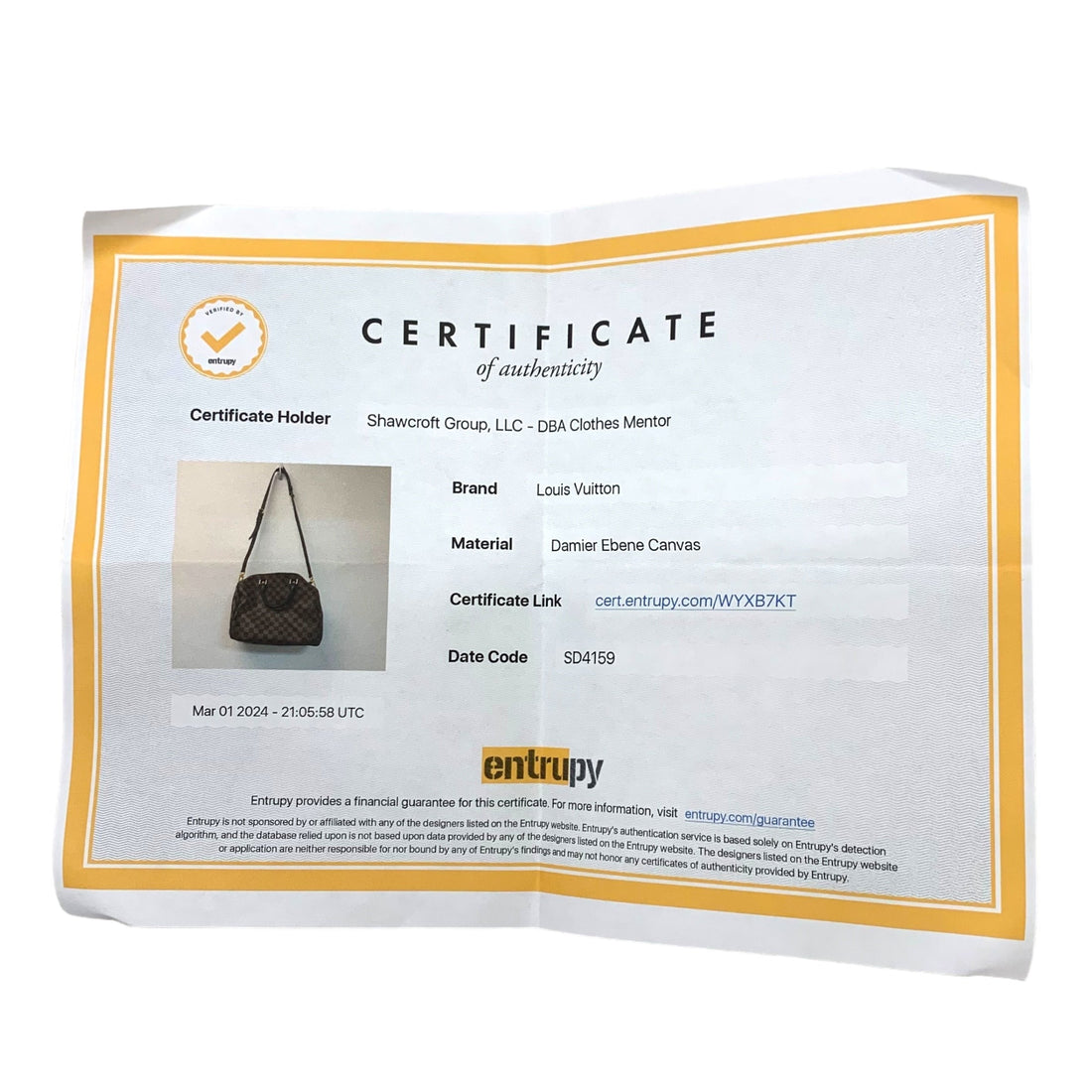 HandBag Luxury Designer By Louis Vuitton  Size: Medium