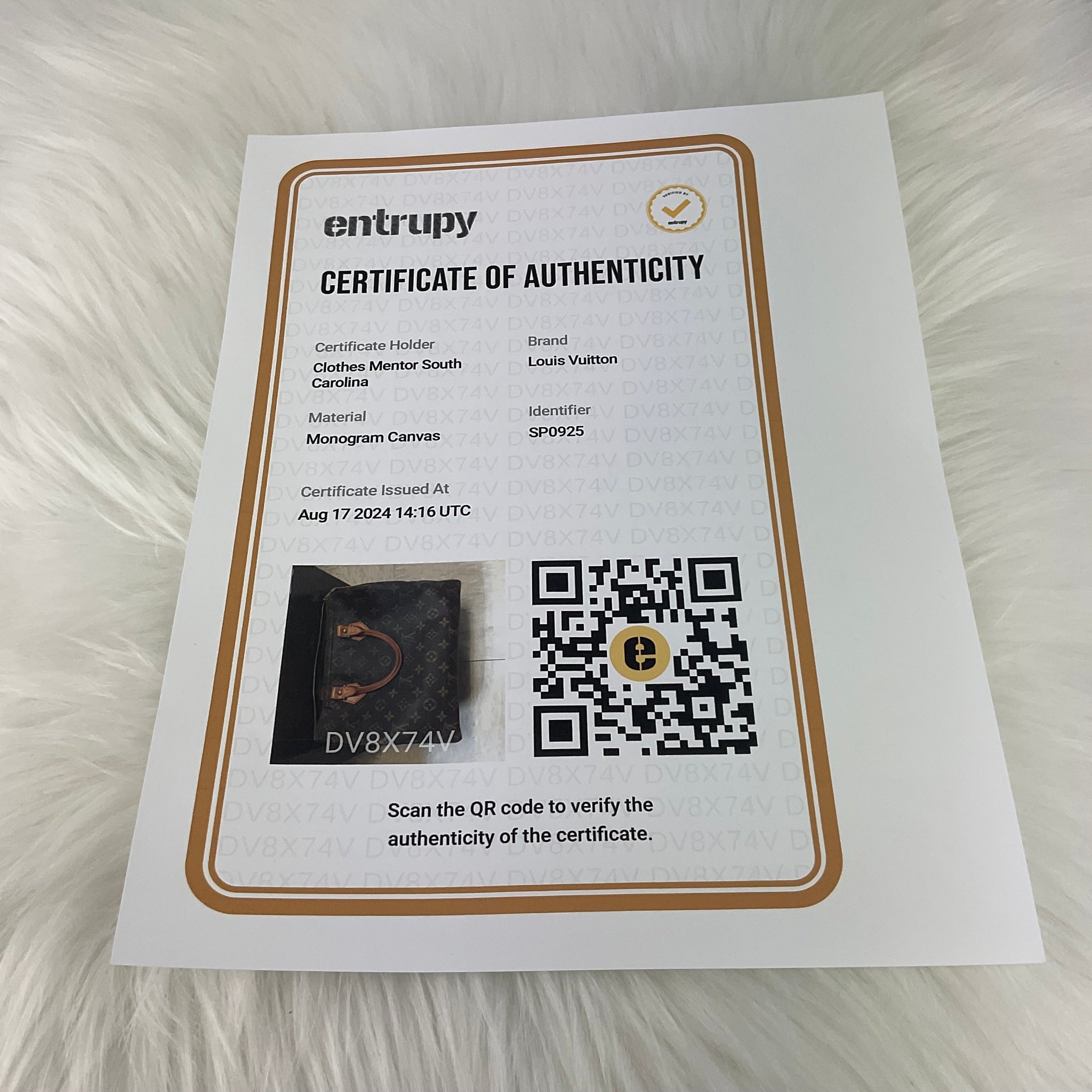 HandBag Luxury Designer By Louis Vuitton, Size: Large