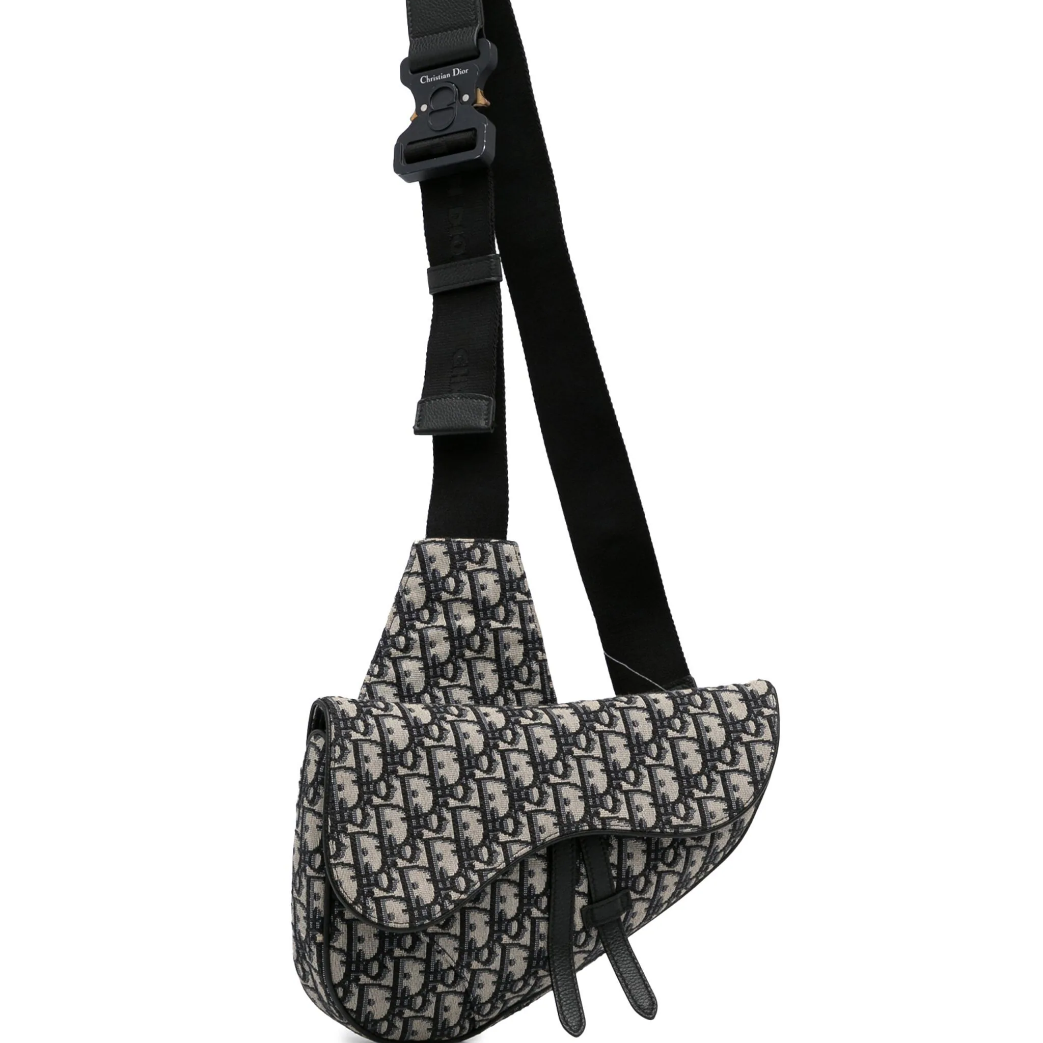 Christian Dior Oblique Saddle Crossbody Bag