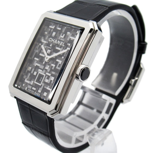 Chanel  CHANEL Boyfriend Neo Tweed Women's Wrist Watch - Stainless Steel, Quartz Metal Other H6128 in Excellent condition