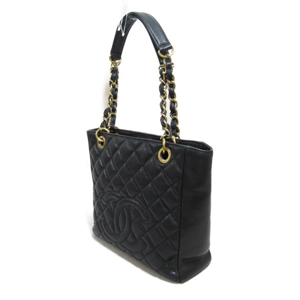 CC Caviar Grand Shopping Tote - '10s