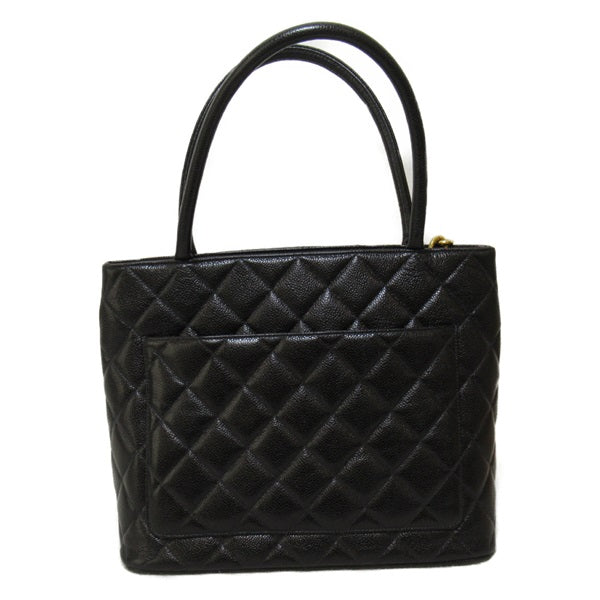 Chanel CC Caviar Medallion Tote Bag  Leather Tote Bag A01804 in Excellent condition