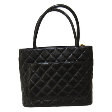 Chanel CC Caviar Medallion Tote Bag  Leather Tote Bag A01804 in Excellent condition