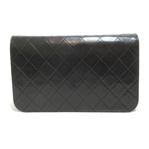 Chanel Quilted CC Full Flap Crossbody Bag Leather Crossbody Bag in Good condition