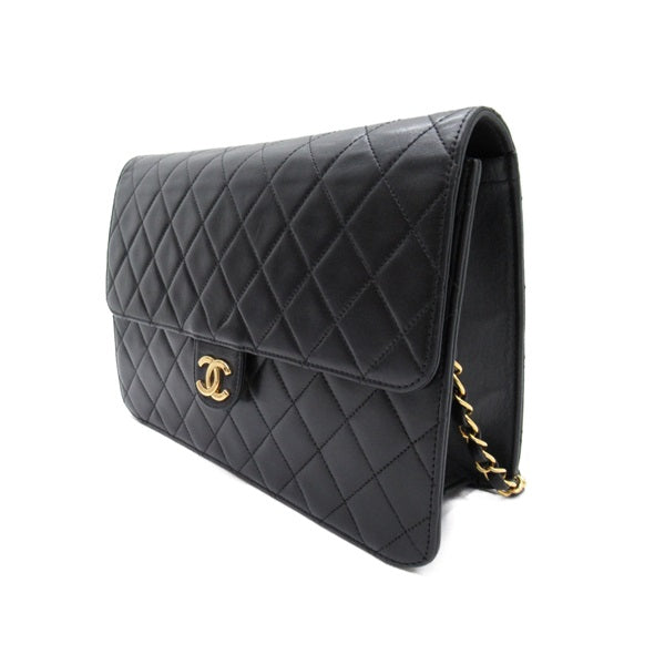 Chanel Medium Classic Single Flap Bag Leather Crossbody Bag in Good condition