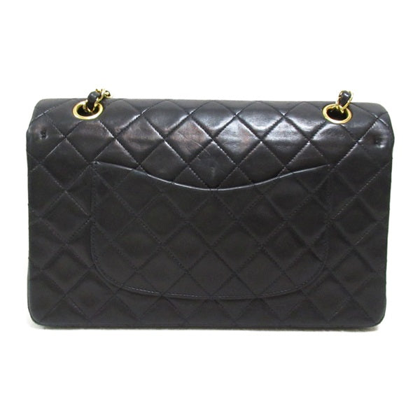 Chanel Medium Classic Double Flap Bag Leather Shoulder Bag in Good condition