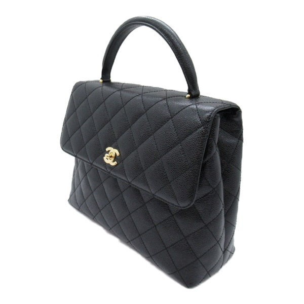 CC Quilted Caviar Handle Bag