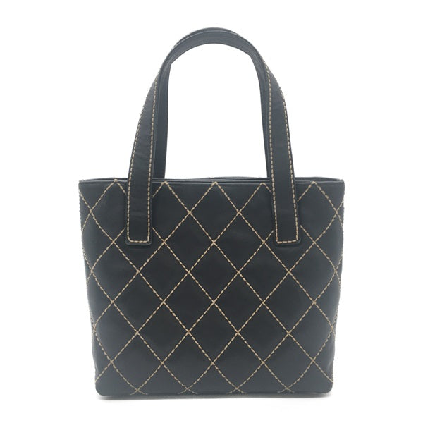 Chanel Wild Stitch Tote Bag Leather Tote Bag A18126 in Good condition