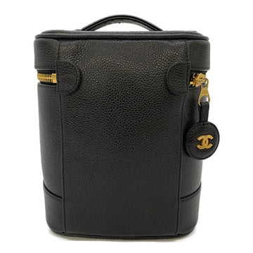 Chanel Vanity Bag Leather Vanity Bag A01998 in Excellent condition