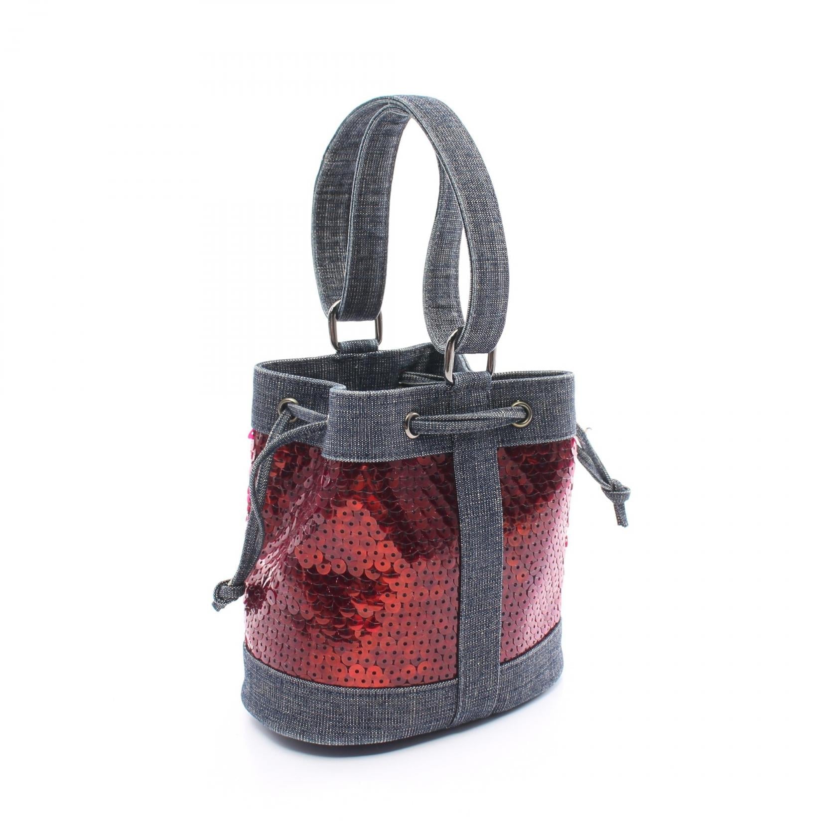 Chanel Sequins & Denim Handbag Denim Handbag 5952834 in Good condition