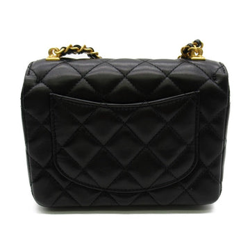 Chanel Mini Square Classic Single Flap Bag Leather Crossbody Bag AS3442 in Excellent condition