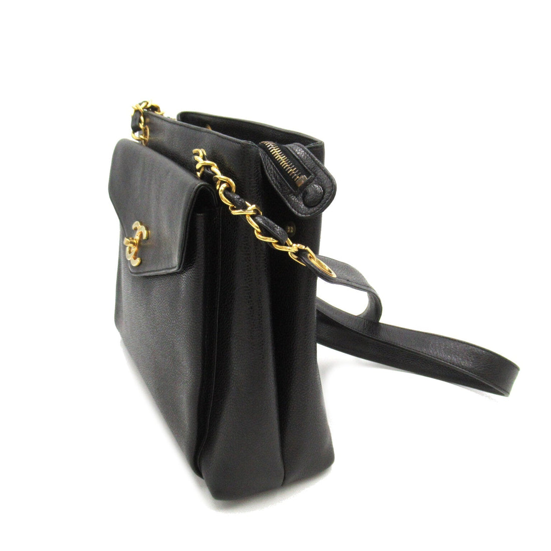 Chanel Chain Shoulder Bag Leather Shoulder Bag 3662372 in Good condition