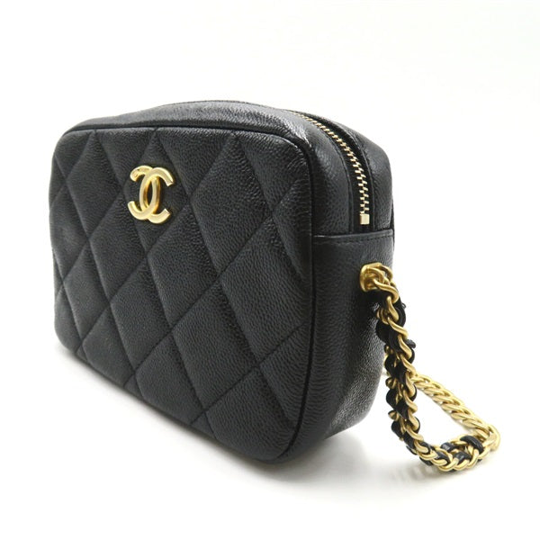 Chanel CC Caviar Melody Camera Bag Leather Crossbody Bag in Excellent condition