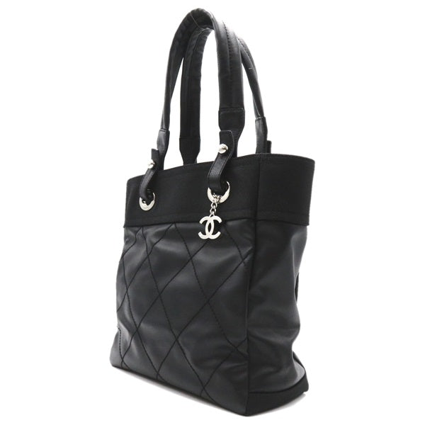 Chanel Paris Biarritz Tote PM Canvas Tote Bag A34208 in Excellent condition