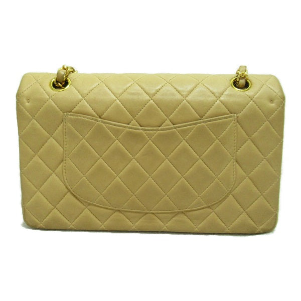 Chanel Medium Classic Double Flap Bag Leather Crossbody Bag in Fair condition