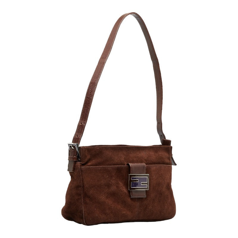 Fendi Suede Shoulder Bag - '10s
