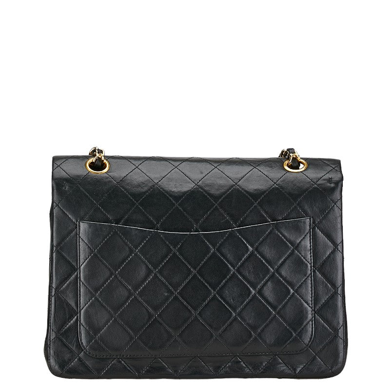 Chanel CC Classic Double Flap Bag  Leather Shoulder Bag in Good condition