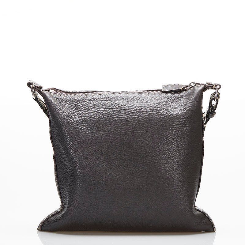 Fendi Selleria Leather Crossbody Bag - '10s