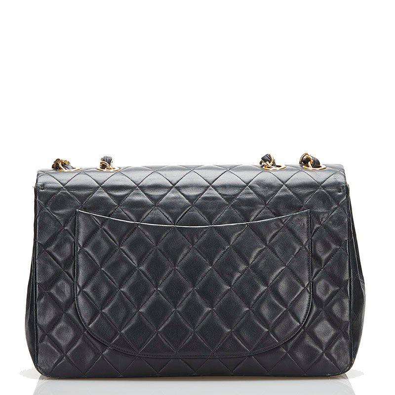 Chanel  Maxi Classic Single Flap Bag Leather Tote Bag in Fair condition