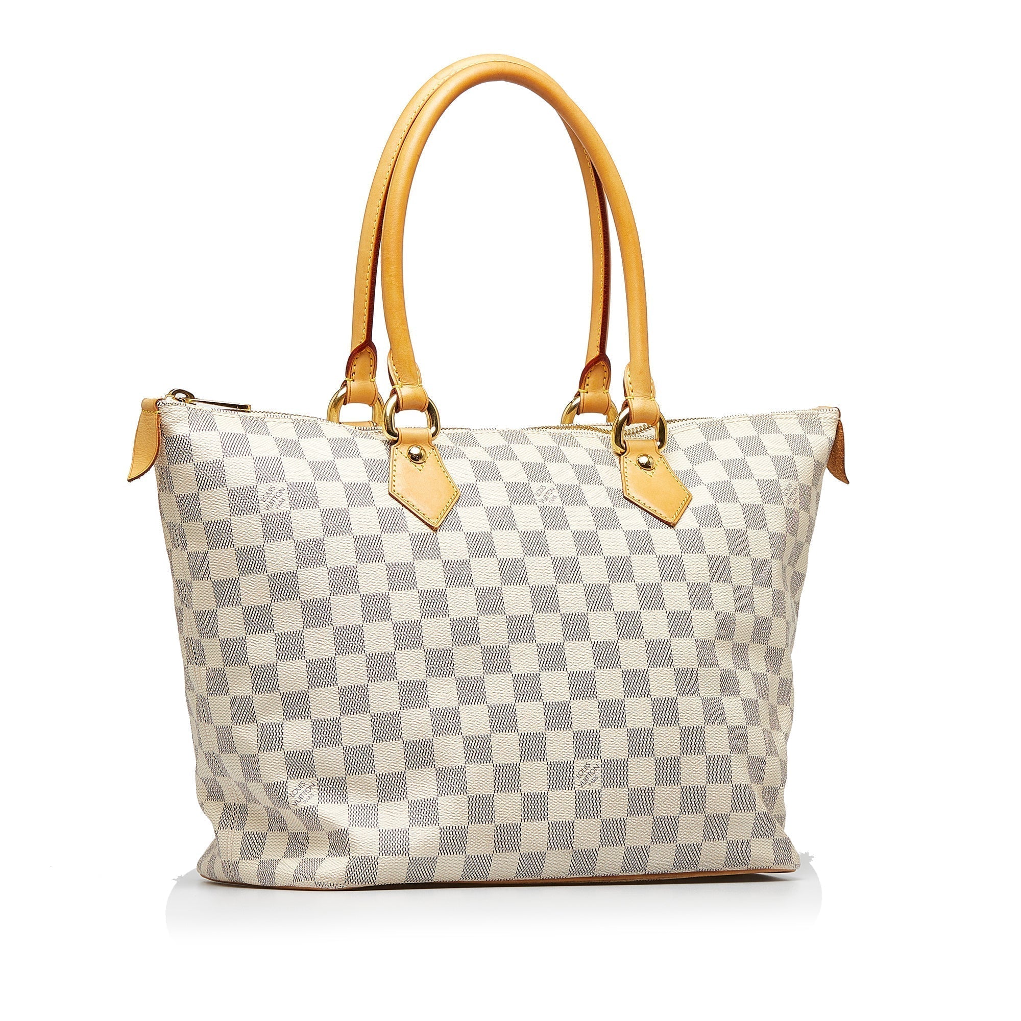LOUIS VUITTON Damier Azur Saleya PM Handbag