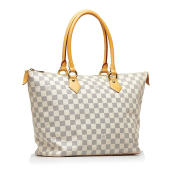 LOUIS VUITTON Damier Azur Saleya PM Handbag