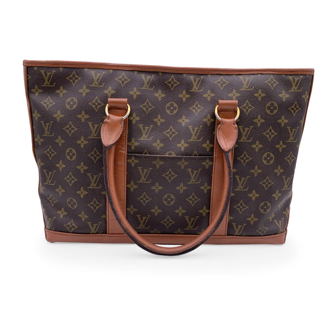 LOUIS VUITTON Vintage Monogram Canvas Sac Weekend Tote Bag