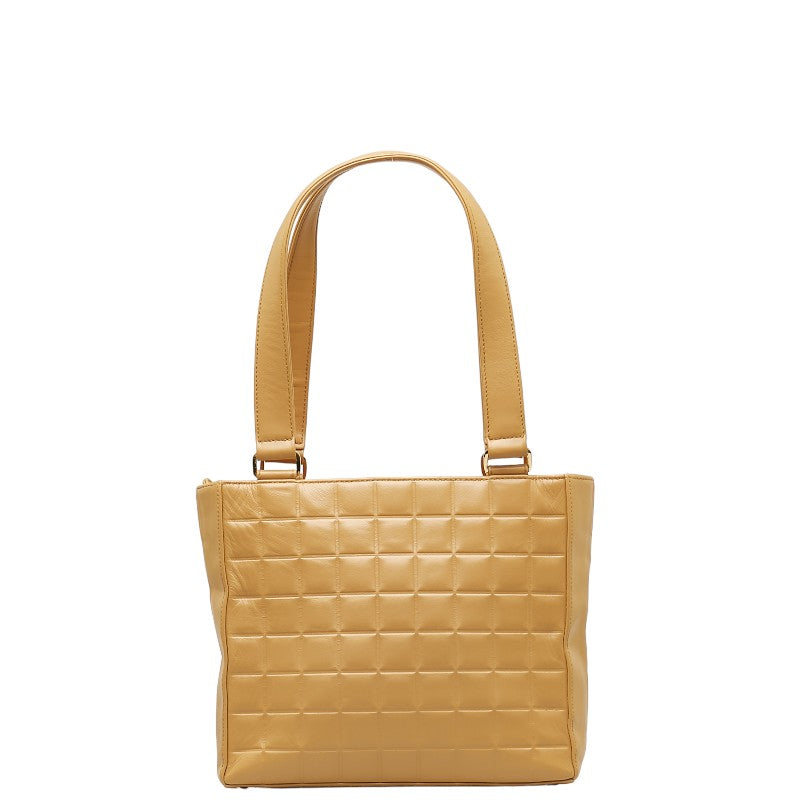 Chanel CC Chocolate Bar Tote  Leather Tote Bag in Fair condition