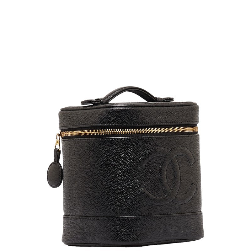 Chanel Vanity Bag Leather Vanity Bag A01998 in Excellent condition