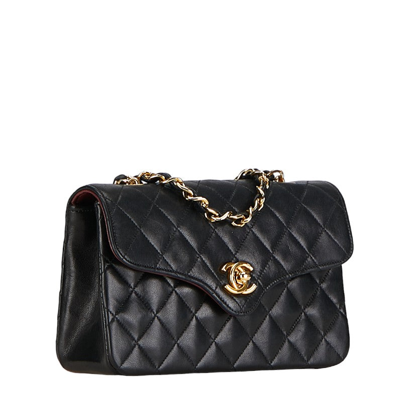 Chanel Mini Classic Single Flap Bag Leather Shoulder Bag in Good condition