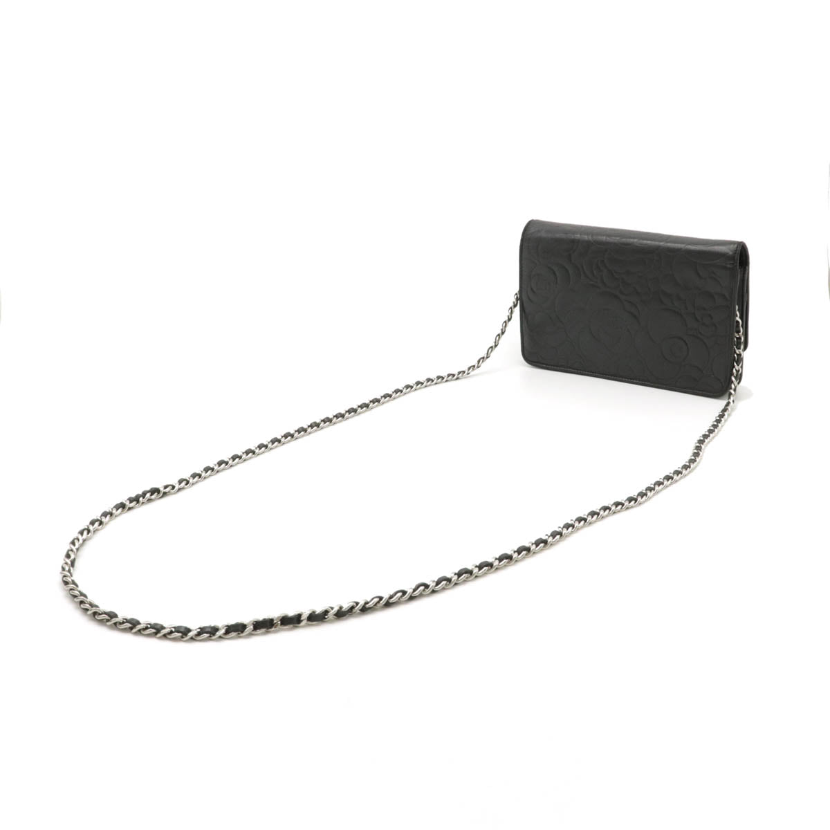 Chanel Wallet on Chain Camellia Lambskin Black