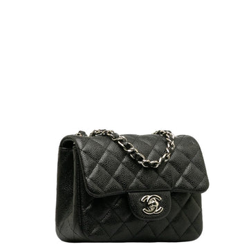 Chanel CC Caviar Matelasse Mini Shoulder Bag  Leather Shoulder Bag in Good condition