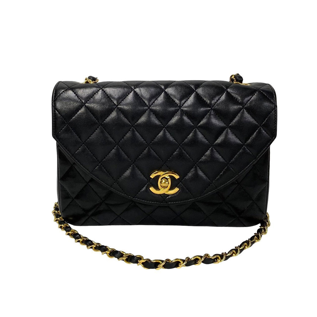 Chanel CC Matelasse Flap Bag  Leather Crossbody Bag in Good condition