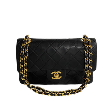 Chanel Small Classic Double Flap Bag  Leather Handbag in Good condition