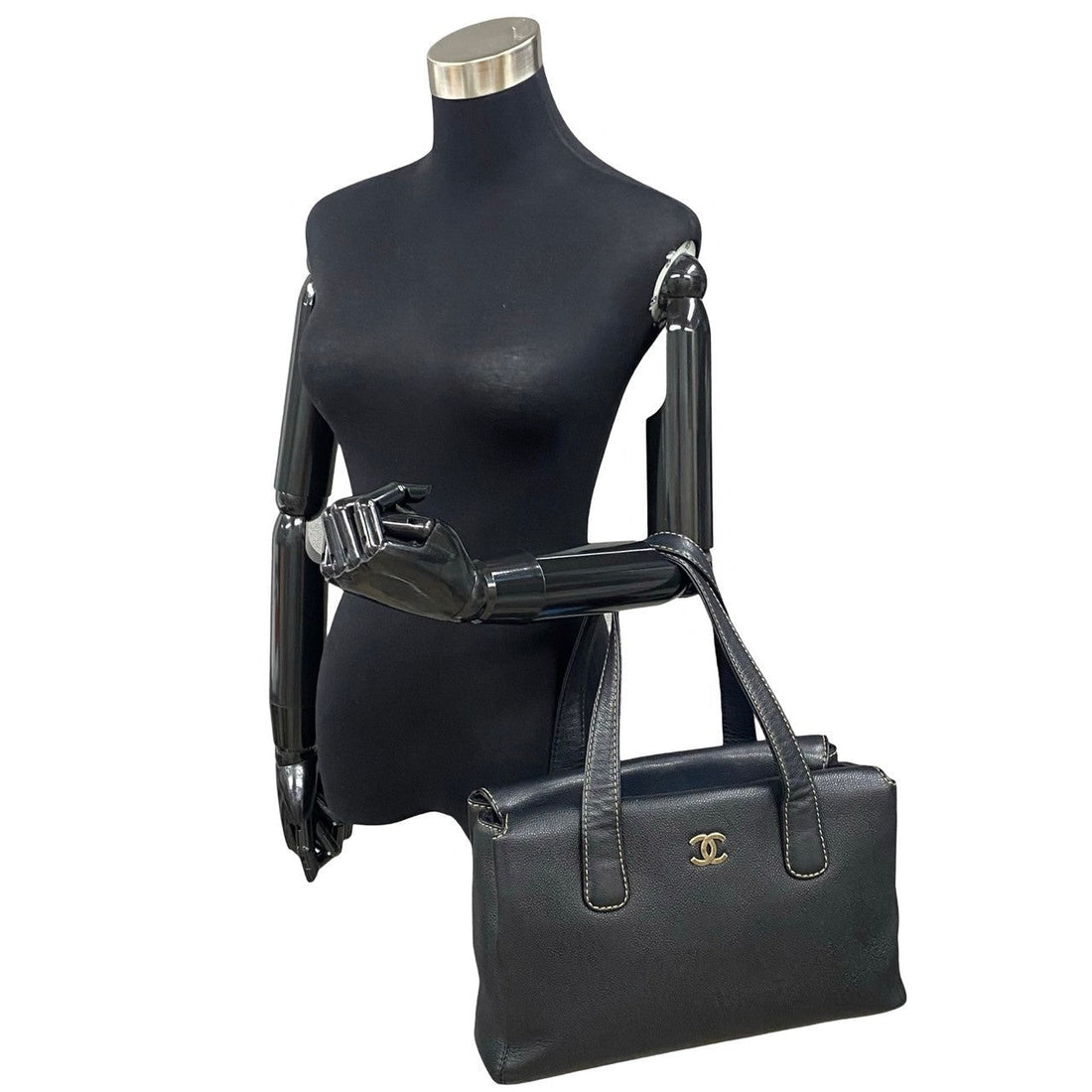 Chanel CC Caviar Tote Bag  Leather Tote Bag in Good condition