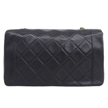CHANEL Around 1992 Made Diana Flap Chain Bag 25Cm Black